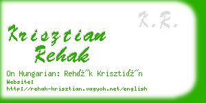 krisztian rehak business card